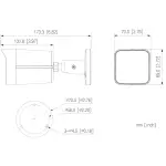 KAMERA IP IPC-HFW1639TC-A-IL-0280B-S6 Smart Dual Light - 6 Mpx 2.8 mm DAHUA