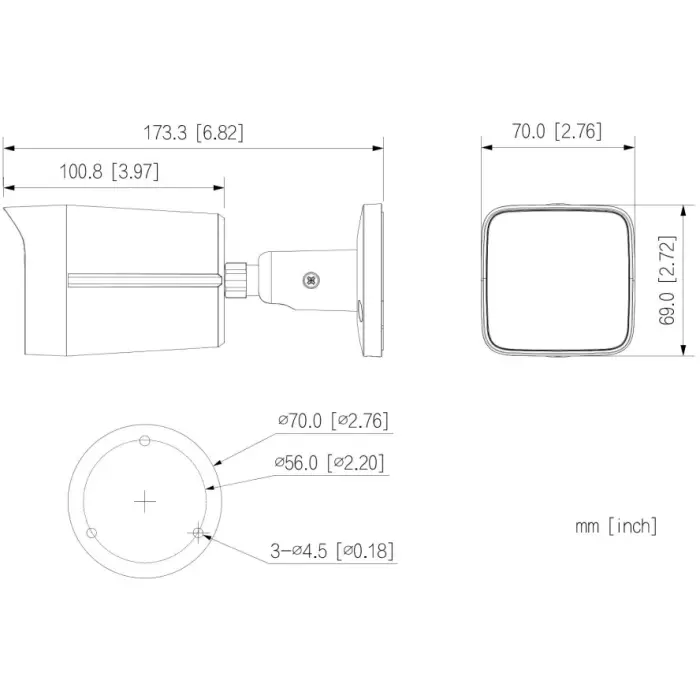 KAMERA IP IPC-HFW1639TC-A-IL-0280B-S6 Smart Dual Light - 6 Mpx 2.8 mm DAHUA