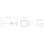 KAMERA IP IPC-HFW2449TL-S-LED-0280B-PRO WizSense WizColor - 4 Mpx 2.8 mm DAHUA