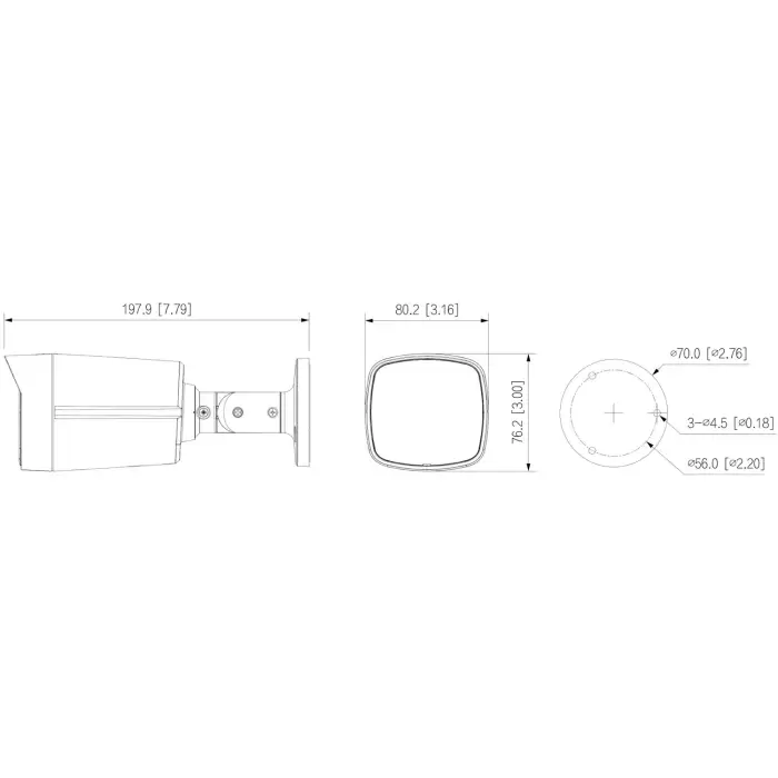 KAMERA IP IPC-HFW2449TL-S-LED-0280B-PRO WizSense WizColor - 4 Mpx 2.8 mm DAHUA