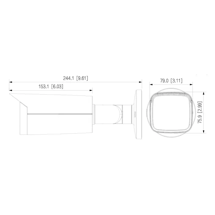 KAMERA WANDALOODPORNA IP IPC-HFW5442T-ASE-0360B-S3 WizMind S - 4 Mpx 3.6 mm DAHUA