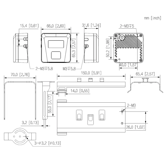 KAMERA IP IPC-HUM8531M-V-LED-0360B - 5 Mpx 3.6 mm DAHUA