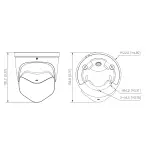 KAMERA IP IPC-PDW3849-A180-E2-AS-PV-0280B PANORAMICZNA TiOC Full-Color - 7.6 Mpx 2 X 2.8 mm DAHUA