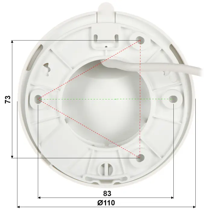 KAMERA IP IPC-T22EP Wi-Fi TURRET SE - 1080p 2.8 mm IMOU