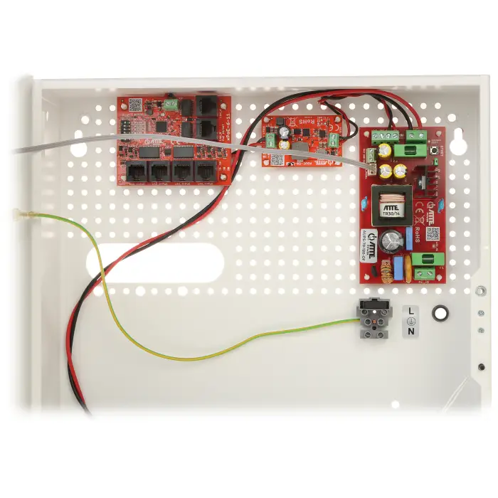 SWITCH POE Z ZASILACZEM BUFOROWYM IPUPS-5-11-F 5-PORTOWY ATTE