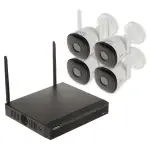 ZESTAW DO MONITORINGU KIT/NVR1104HS-W-S2/4-F22 Wi-Fi, 4 KANAŁY HDD 1TB - 1080p 2.8 mm IMOU