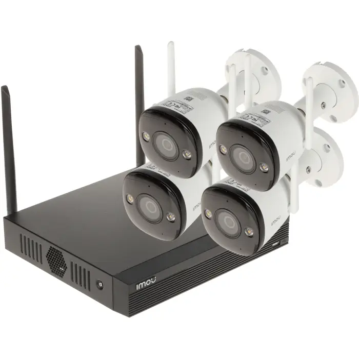 ZESTAW DO MONITORINGU KIT/NVR1104HS-W-S2/4-F22FE Wi-Fi, 4 KANAŁY HDD 1TB - 1080p 2.8 mm IMOU