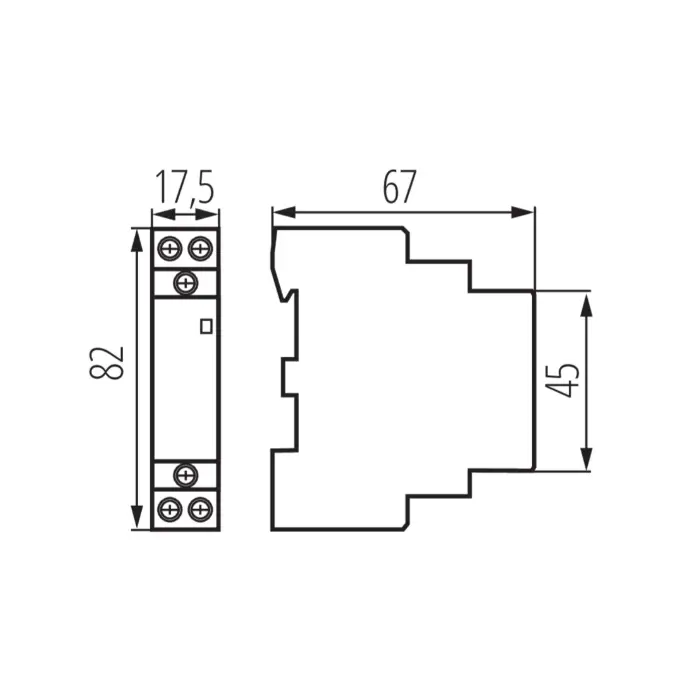 STYCZNIK MODUŁOWY KMC-20-11 20 A 230 V AC IDEAL