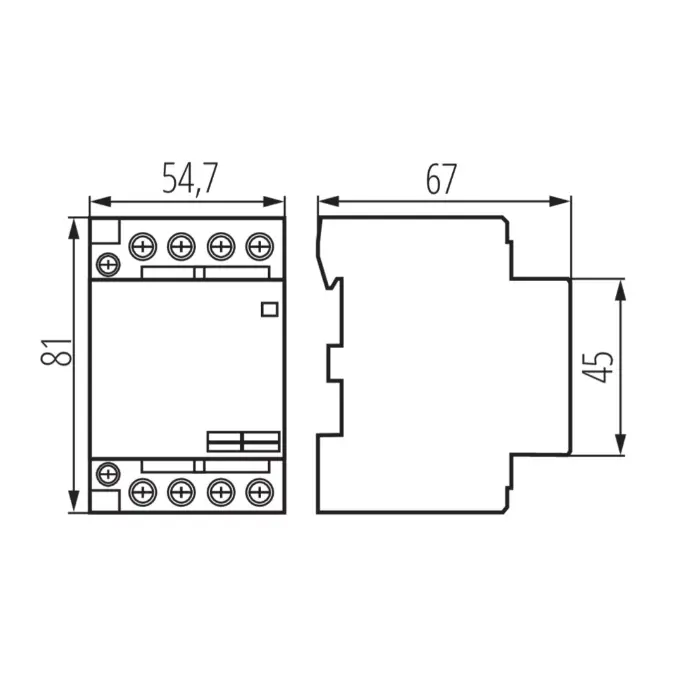 STYCZNIK MODUŁOWY KMC-63-40 63 A 400 V AC IDEAL