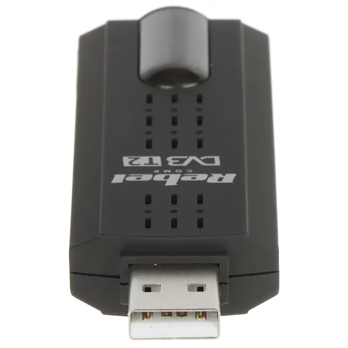 TUNER CYFROWY USB DVB-T/DVB-T2/DVB-C KOM-1060 H.265/HEVC REBEL