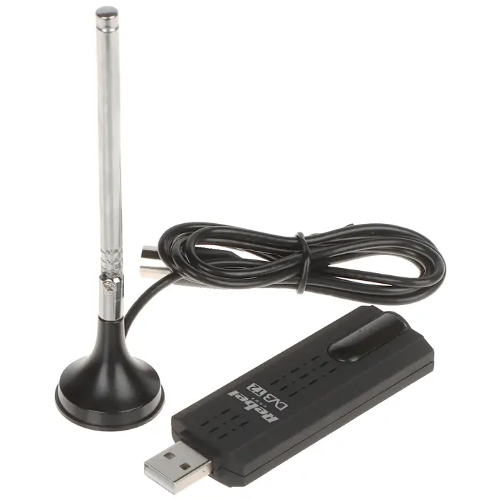 TUNER CYFROWY USB DVB-T/DVB-T2/DVB-C KOM-1060 H.265/HEVC REBEL