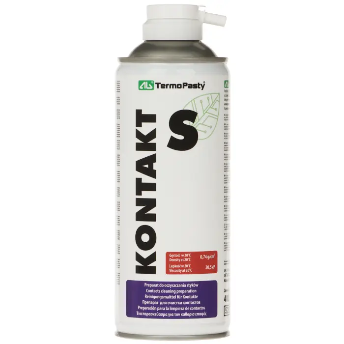 PREPARAT DO OCZYSZCZANIA STYKÓW KONTAKT-S/400 SPRAY 400 ml AG TERMOPASTY