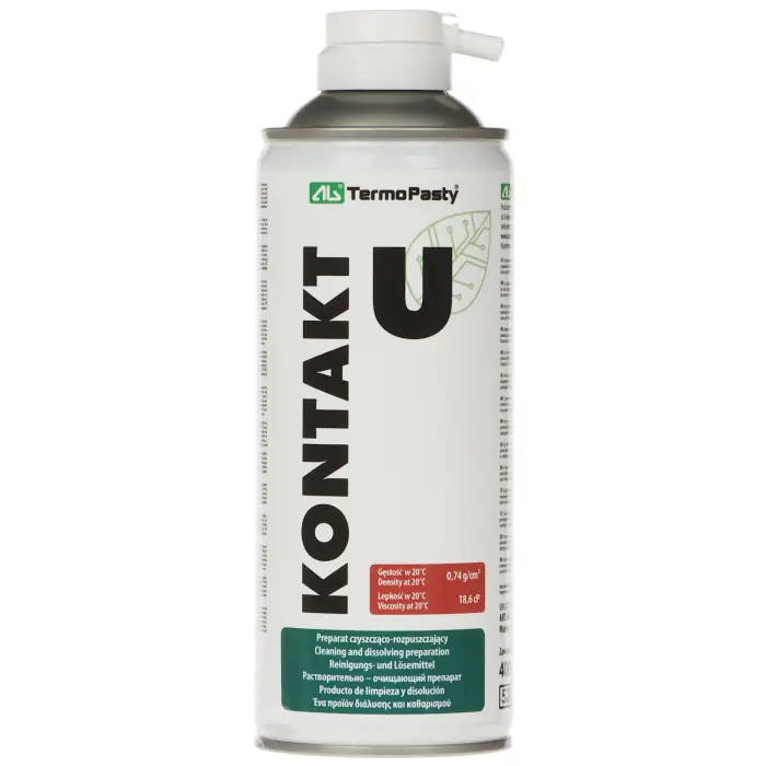 UNIWERSALNY PREPARAT CZYSZCZĄCY KONTAKT-U/400 SPRAY 400 ml AG TERMOPASTY