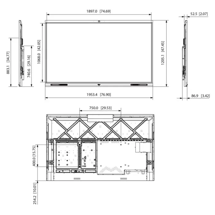 TABLICA INTERAKTYWNA LCH86-MC410-B 86 