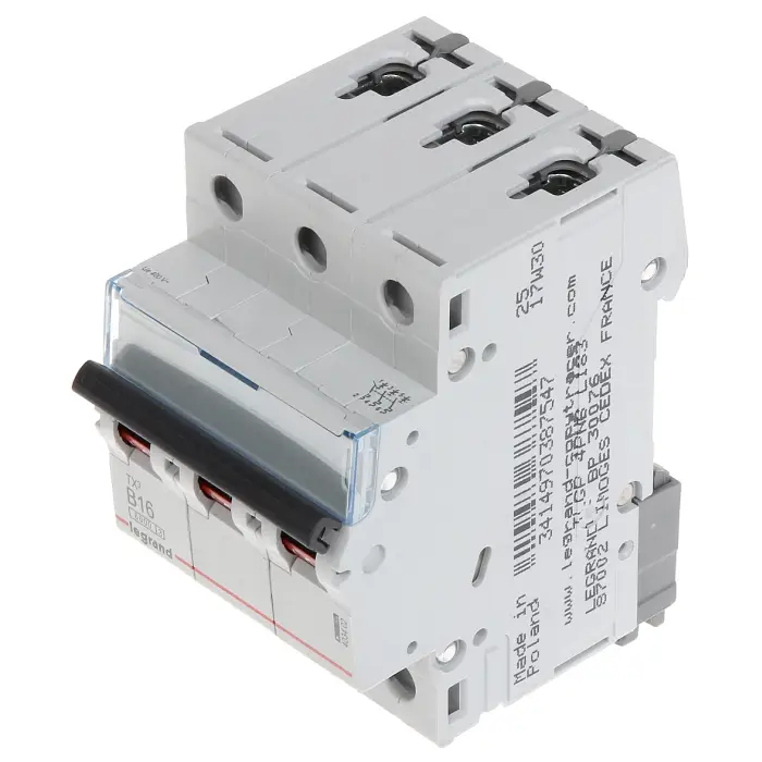 WYŁĄCZNIK NADPRĄDOWY LE-403402 TRÓJFAZOWY 16 A TYP B LEGRAND