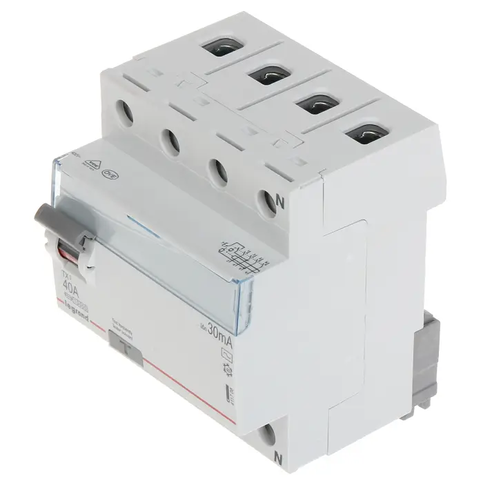 WYŁĄCZNIK RÓŻNICOWOPRĄDOWY LE-411708 TRÓJFAZOWY, TYP AC 30 mA 40 A LEGRAND