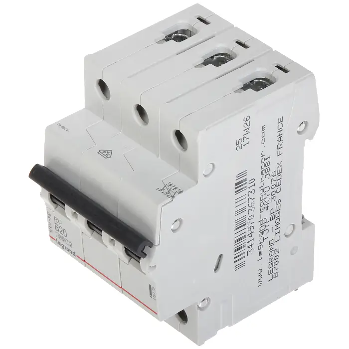 WYŁĄCZNIK NADPRĄDOWY LE-419170 TRÓJFAZOWY 20 A TYP B LEGRAND