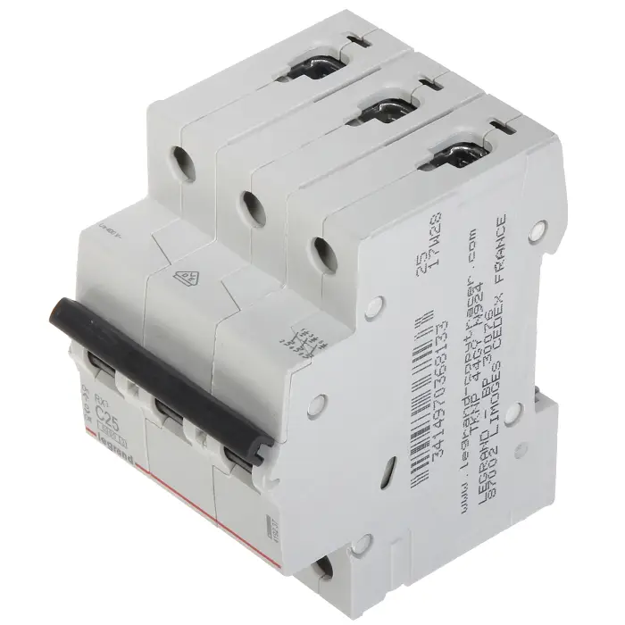 WYŁĄCZNIK NADPRĄDOWY LE-419237 TRÓJFAZOWY 25 A TYP C LEGRAND