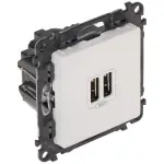 GNIAZDO ŁADOWANIA LE-753112 Valena Life 2 PORTY USB 2.4A/5V LEGRAND