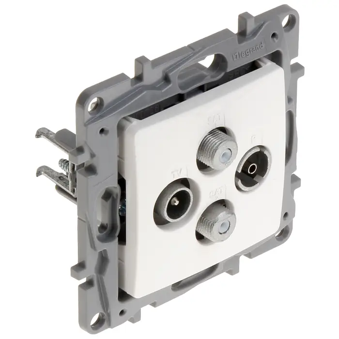 GNIAZDO KOŃCOWE LE-764566 R-TV + 2xSAT Niloe LEGRAND