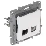 GNIAZDO KOŃCOWE RJ-11 + RJ-45 LE-764570 Niloe LEGRAND