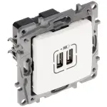 GNIAZDO ŁADOWANIA LE-764594 Niloe 2 PORTY USB 2.4A/5V LEGRAND