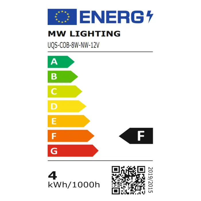 TAŚMA LED LED-COB-12V/8W-NW/5M - 4000 K MW Lighting