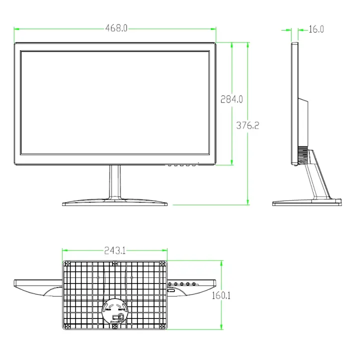 MONITOR VGA, HDMI LM19-L200 19.5 