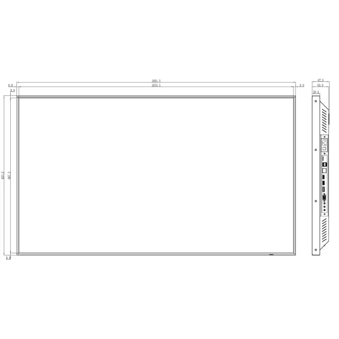 MONITOR HDMI, DP, VGA, AUDIO, USB, RJ45 LM49-S400 49 