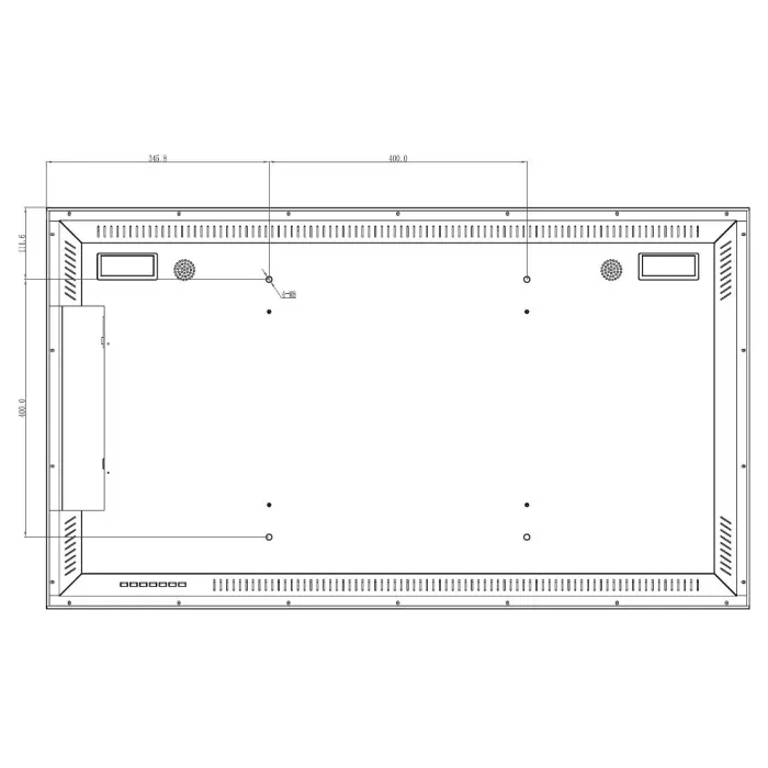 MONITOR HDMI, DP, VGA, AUDIO, USB, RJ45 LM49-S400 49 