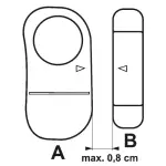 CZUJKA OTWARCIA Z SYGNALIZATOREM MA-05A3