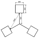 PODSTAWA MASZTU BALASTOWEGO MB-3/PLUS/LIGHT