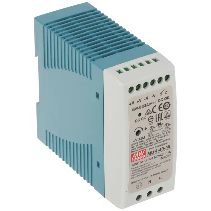 ZASILACZ IMPULSOWY MDR-40-48 MEAN WELL