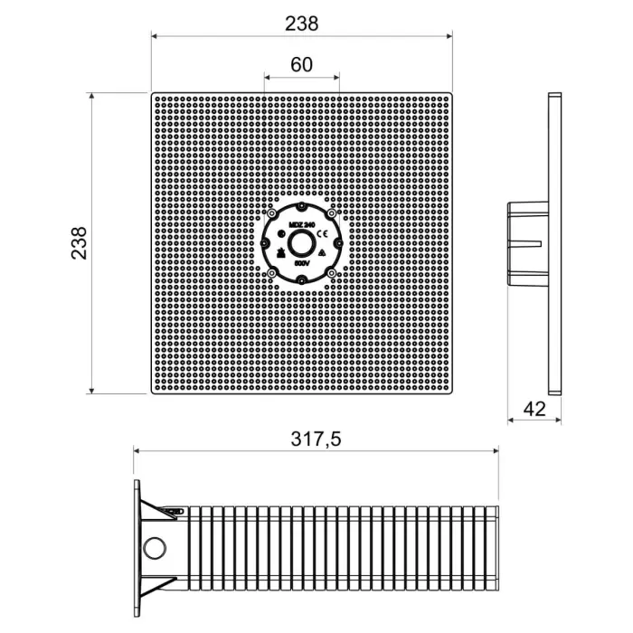 PŁYTA MONTAŻOWA DO DOCIEPLEŃ MDZ-XL-300-KB KOPOS