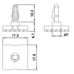 DYSTANS SAMOPRZYLEPNY MM-054 PULSAR