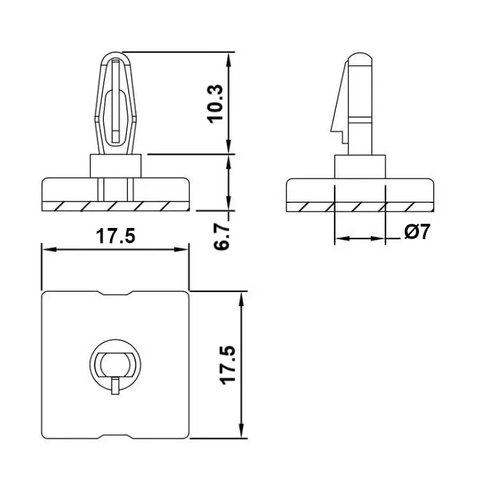 DYSTANS SAMOPRZYLEPNY MM-054 PULSAR