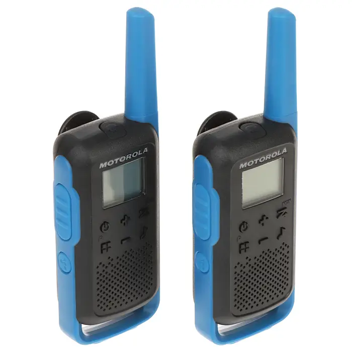 ZESTAW 2 RADIOTELEFONÓW PMR MOTOROLA-T62/BLUE 446.1 MHz ... 446.2 MHz