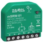 INTELIGENTNY STEROWNIK ROLET M/SRW-01 Wi-Fi 230 V AC ZAMEL