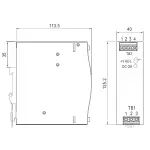 ZASILACZ IMPULSOWY NDR-120-12 MEAN WELL