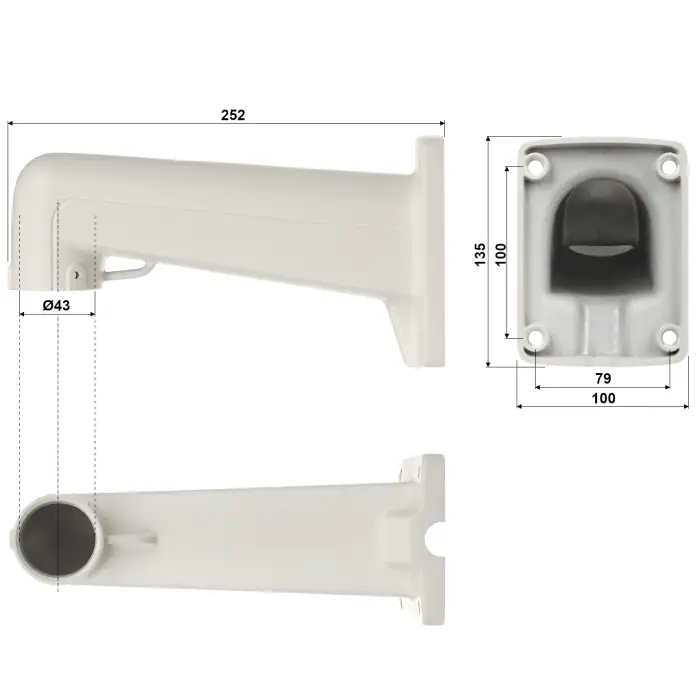 KAMERA IP SZYBKOOBROTOWA ZEWNĘTRZNA OMEGA-50P36-12-AI - 5 Mpx 4.6 ... 165 mm