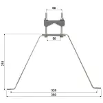 OBEJMA MUROWA OMP-50L22