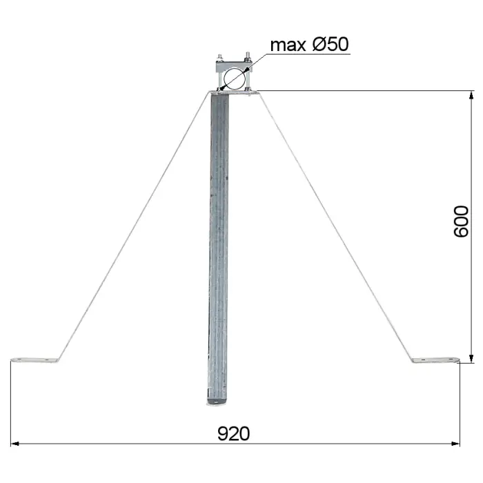 OBEJMA MUROWA OMP-50W60