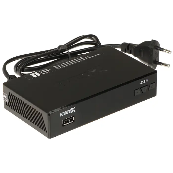 TUNER CYFROWY HD DVB-T/DVB-T2 OPTIBOX-NGEN H.265/HEVC OPTICUM