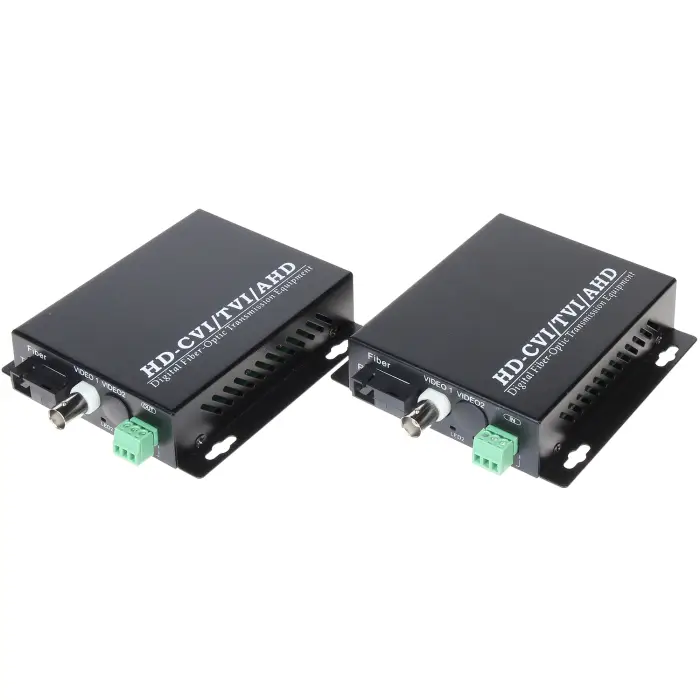 ŚWIATŁOWODOWY KONWERTER WIDEO OVH-1D/SC 1X VIDEO + RS-485 KOMPLET TXRX