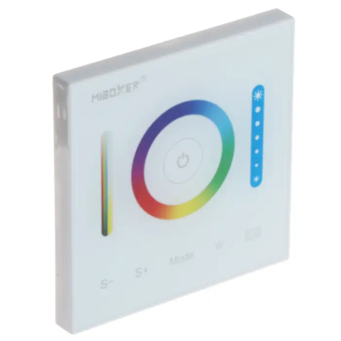 ŚCIENNY STEROWNIK OŚWIETLENIA LED P3 2.4 GHz, RGBCCT (RGBWW) 12 ... 24 V DC MiBOXER