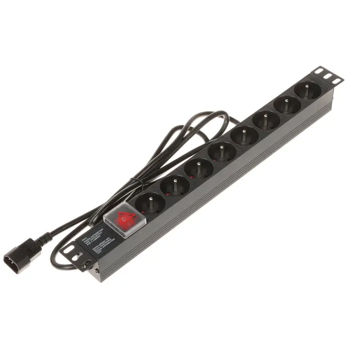 LISTWA ZASILAJĄCA PD-8/R-IEC 1.8 m