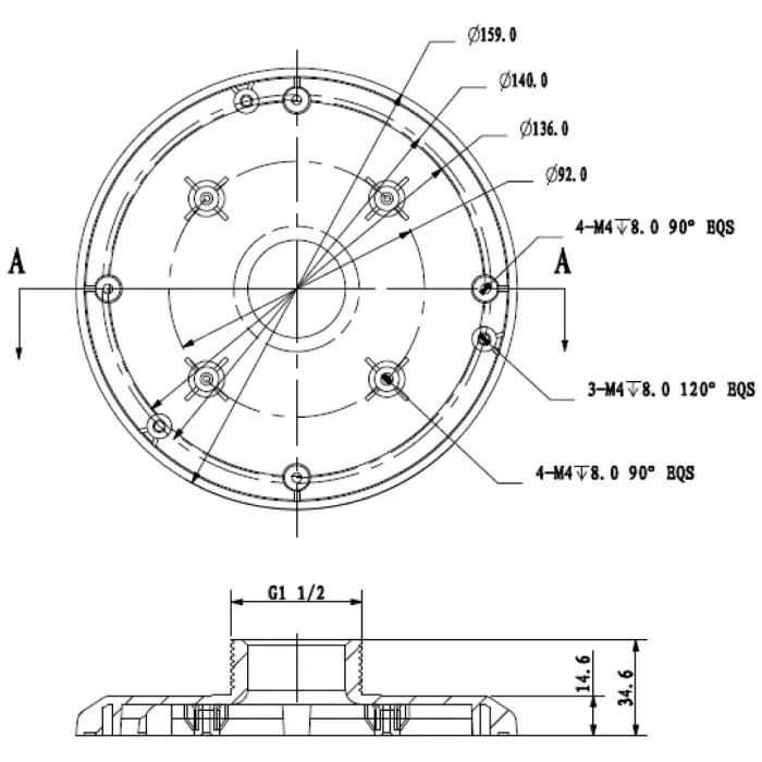 UCHWYT KAMERY PFA101 DAHUA