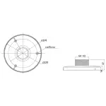 ADAPTER KAMER SZYBKOOBROTOWYCH PFA103 DAHUA