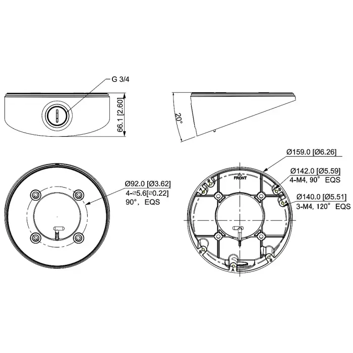 UCHWYT KAMERY PFA133-E DAHUA