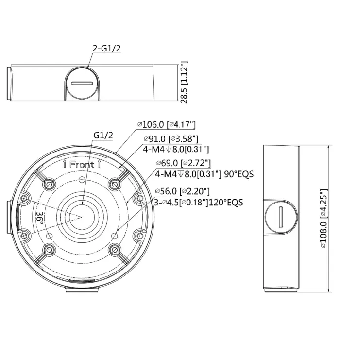 UCHWYT KAMERY PFA139-B DAHUA